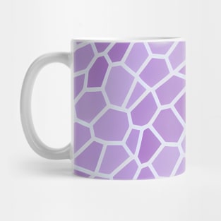 Abstract Geometric Water Pattern - purple pastel scheme Mug